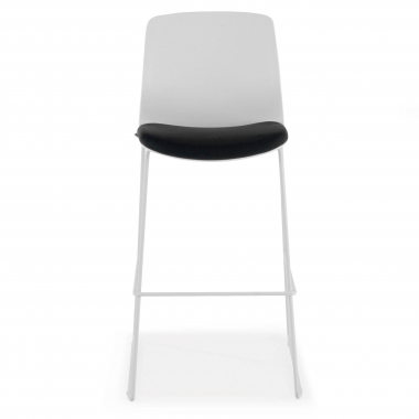 stool black office stool fabric no armrests 3