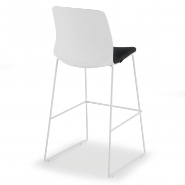 stool black office stool fabric no armrests 7