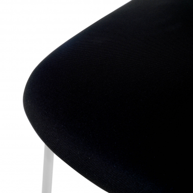 stool black office stool fabric no armrests 4