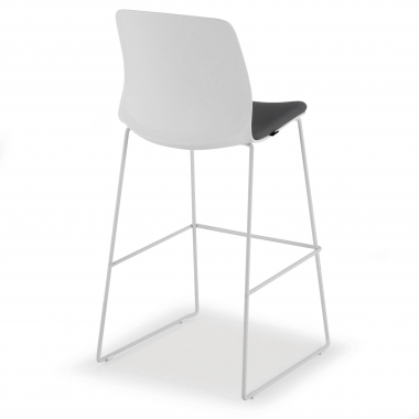 stool gray office stool fabric no armrests 8