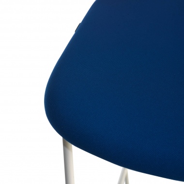 stool blue office stool fabric no armrests 8