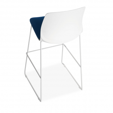 stool blue office stool fabric no armrests 9