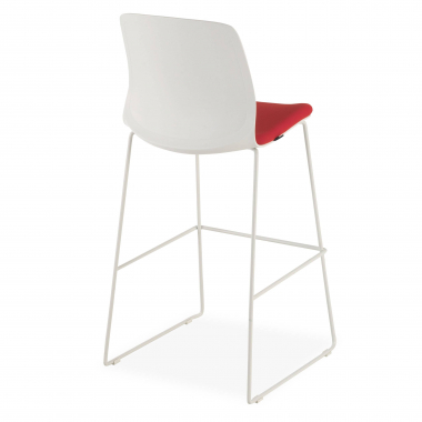 stool red office stool fabric no armrests 7