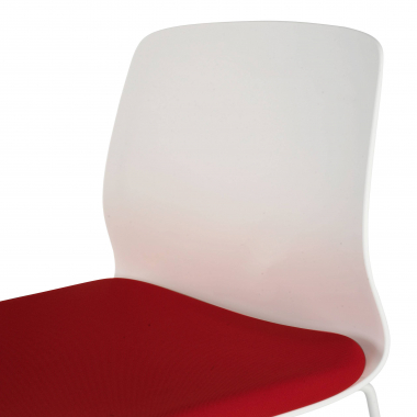 stool red office stool fabric no armrests 6