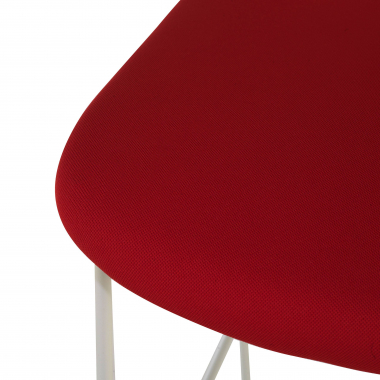 stool red office stool fabric no armrests 4
