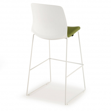 stool green office stool fabric no armrests 7