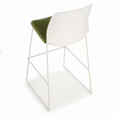 stool green office stool fabric no armrests 9