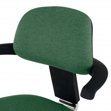 office stool green erghos fabric no armrests 4