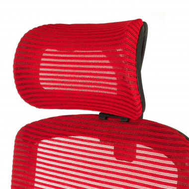office chair red lake mesh 1d adjustable armrests lumbar support headrest 5