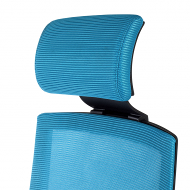 office chair blue with headrest mesh 1d adjustable armrests lumbar support headrest 9