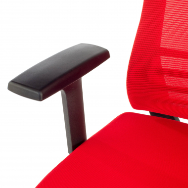 office chair red with headrest mesh 1d adjustable armrests lumbar support headrest 9