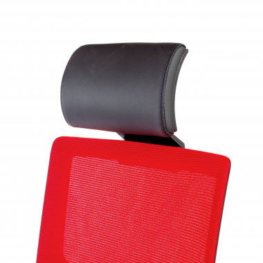 office chair red black frame mesh 1d adjustable armrests lumbar support headrest 7