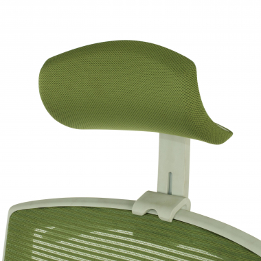 ergonomic chair white green white frame headrest mesh 1d adjustable armrests lumbar support headrest 7