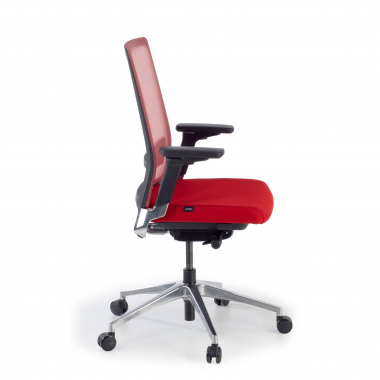 office chair red without headrest mesh 3d adjustable armrests lumbar support 5