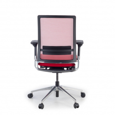 office chair red without headrest mesh 3d adjustable armrests lumbar support 7