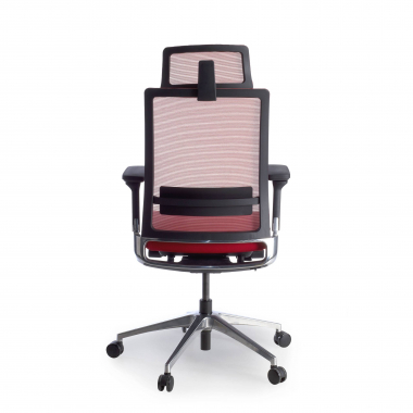 office chair red with headrest mesh 3d adjustable armrests lumbar support headrest 7
