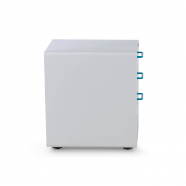 desk drawer unit filing cabinet white blue apple 7