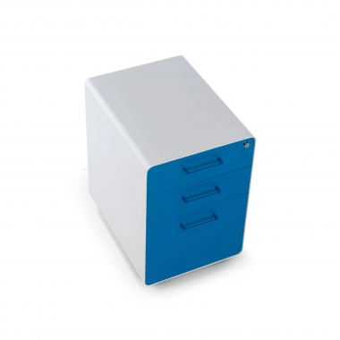desk drawer unit filing cabinet white blue apple 8