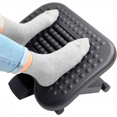 footrest black erghospro 5