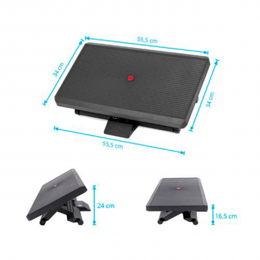 footrest black strike 7