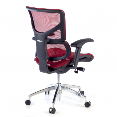 ergonomic chair red next1 without headrest mesh 4d adjustable armrests double lumbar support 9