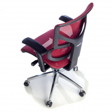 ergonomic chair red next1 without headrest mesh 4d adjustable armrests double lumbar support 7