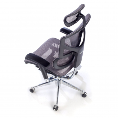 ergonomic chair gray next2 with headrest mesh 4d adjustable armrests lumbar support headrest 9