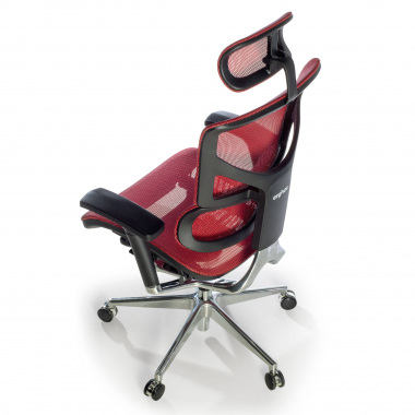 ergonomic chair red next2 with headrest mesh 4d adjustable armrests lumbar support headrest 9