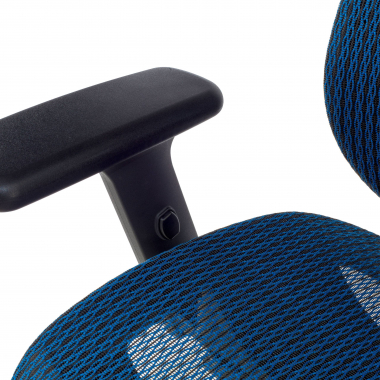 ergonomic chair blue locktech mesh 1d adjustable armrests lumbar support headrest 6