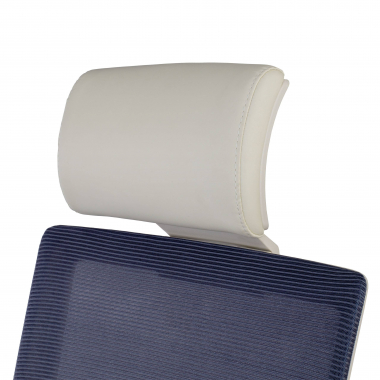 office chair white grey white frame headrest mesh 1d adjustable armrests lumbar support headrest 9