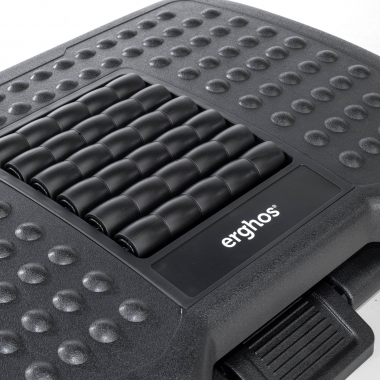 footrest black erghospro 8