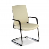 Visitor chair Bali, sled base, ergonomic mesh backrest