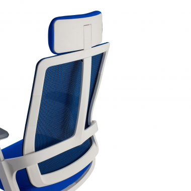 cheap office chair white blue white frame mesh 4d adjustable armrests lumbar support headrest 11
