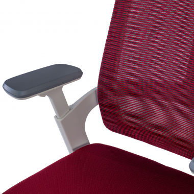 cheap office chair white red white frame mesh 4d adjustable armrests lumbar support headrest 10