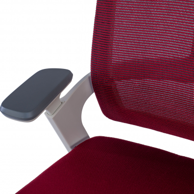 cheap office chair white red white frame mesh 4d adjustable armrests lumbar support headrest 11