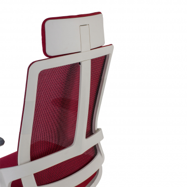 cheap office chair white red white frame mesh 4d adjustable armrests lumbar support headrest 6