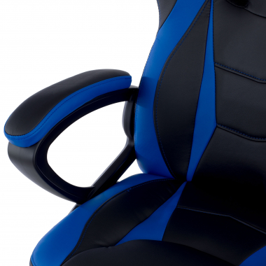 gaming chair blue drift synthetic leather fixed armrests 8