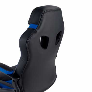 gaming chair blue drift synthetic leather fixed armrests 9