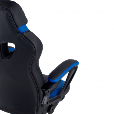 gaming chair blue drift synthetic leather fixed armrests 10