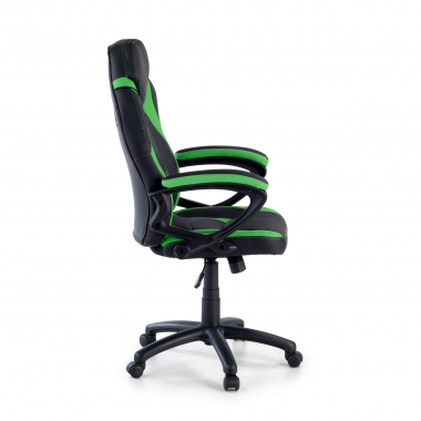 gaming chair green drift synthetic leather fixed armrests 4
