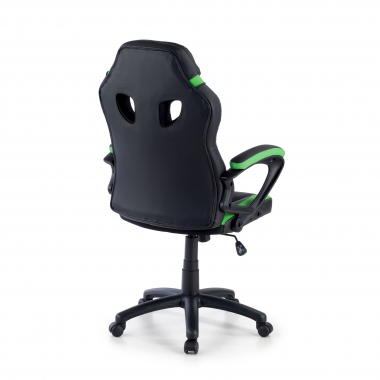 gaming chair green drift synthetic leather fixed armrests 9