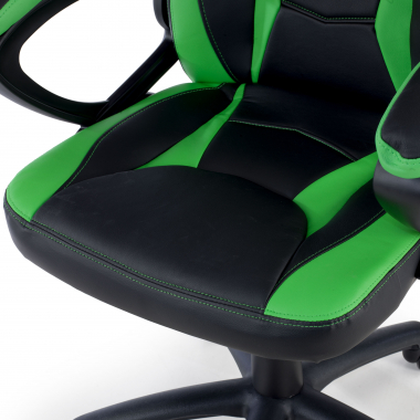 gaming chair green drift synthetic leather fixed armrests 8