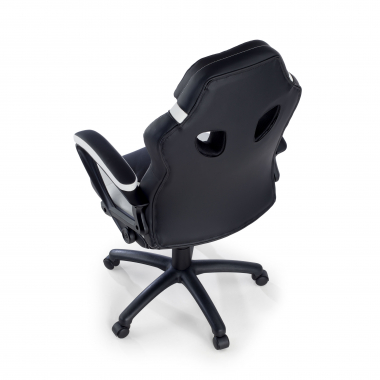 gaming chair white drift synthetic leather fixed armrests 9