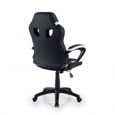 gaming chair white drift synthetic leather fixed armrests 8