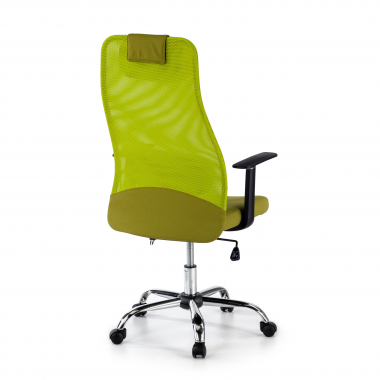 office chair green sigma mesh fixed armrests headrest 9