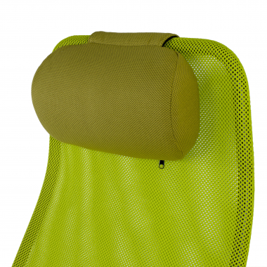 office chair green sigma mesh fixed armrests headrest 8