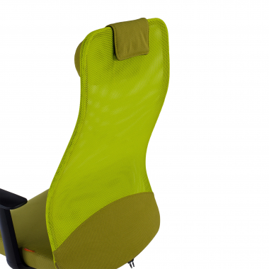 office chair green sigma mesh fixed armrests headrest 5
