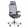 Yanet executive chair, aluminium, synchro mechanism