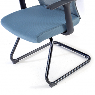 visitor chair gray confidant chair mesh fixed armrests 8