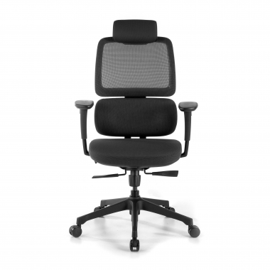 ergonomic chair black bjorg mesh 3d adjustable armrests lumbar support headrest 3